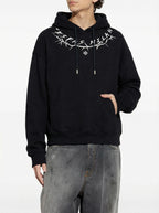 FesFas graphic-print Hoodie | Black | Men