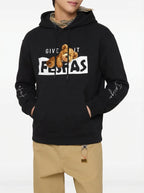 FesFas teddy bear-print Hoodie | Black | Men