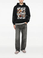FesFas teddy bear-print Hoodie | Black | Men