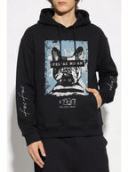FesFas Puppy-print Hoodie | Black | Men