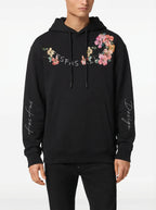 FesFas flower-print Hoodie | Black | Men