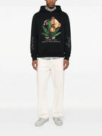 FesFas teddy bear high-print Hoodie | Black | Men