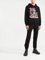 FesFas Cat-print Hoodie | Black | Men
