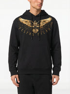 FesFas Eagle-print Hoodie | Black | Men