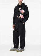 FesFas flower-print Hoodie | Black | Men