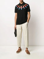 FesFas feather-print | Áo Polo | Nam | Màu Đen