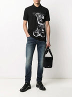 FesFas bear-print | Áo Polo | Nam | Màu Đen