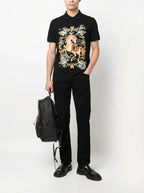 FesFas horse-print | Áo Polo | Nam | Màu Đen