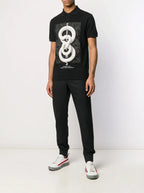 FesFas Snake-print | Áo Polo | Nam | Màu Đen