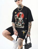 FesFas angel-print | Bộ T-Shirt | Nam | Màu Đen