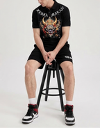 FesFas dragon-print | Bộ Polo | Nam | Màu Đen