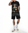 FesFas chill boy-print | Bộ Polo | Nam | Màu Đen