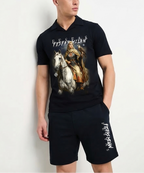 FesFas royal huntress-print | Bộ Polo | Nam | Màu Đen