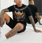 FesFas dragon-print | Bộ T-Shirt | Nam | Màu Đen