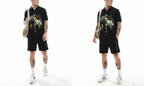 FesFas wolf-print | Bộ Polo | Nam | Màu Đen