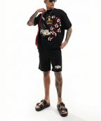 FesFas graphic-print | Bộ T-Shirt | Nam | Màu Đen