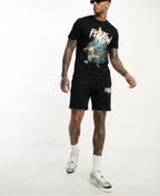 FesFas pyramid-print | Bộ T-Shirt | Nam | Màu Đen