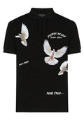 FesFas pigeons-print | Áo Polo | Nam | Màu Đen
