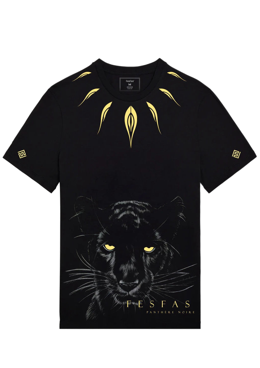 FesFas panther-print | Áo Thun | Nam | Màu Đen