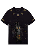 FesFas Anubis-print | Áo Thun | Nam | Màu Đen