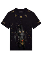 FesFas Anubis-print | Áo Thun | Nam | Màu Đen