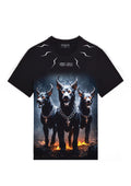 FesFas Doberman-print | Áo Thun | Nam | Màu Đen