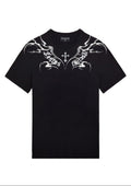FesFas Tattoo-print | Áo Thun | Nam | Màu Đen