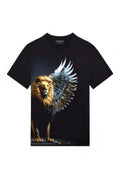 FesFas Lion-print | Áo Thun | Nam | Màu Đen