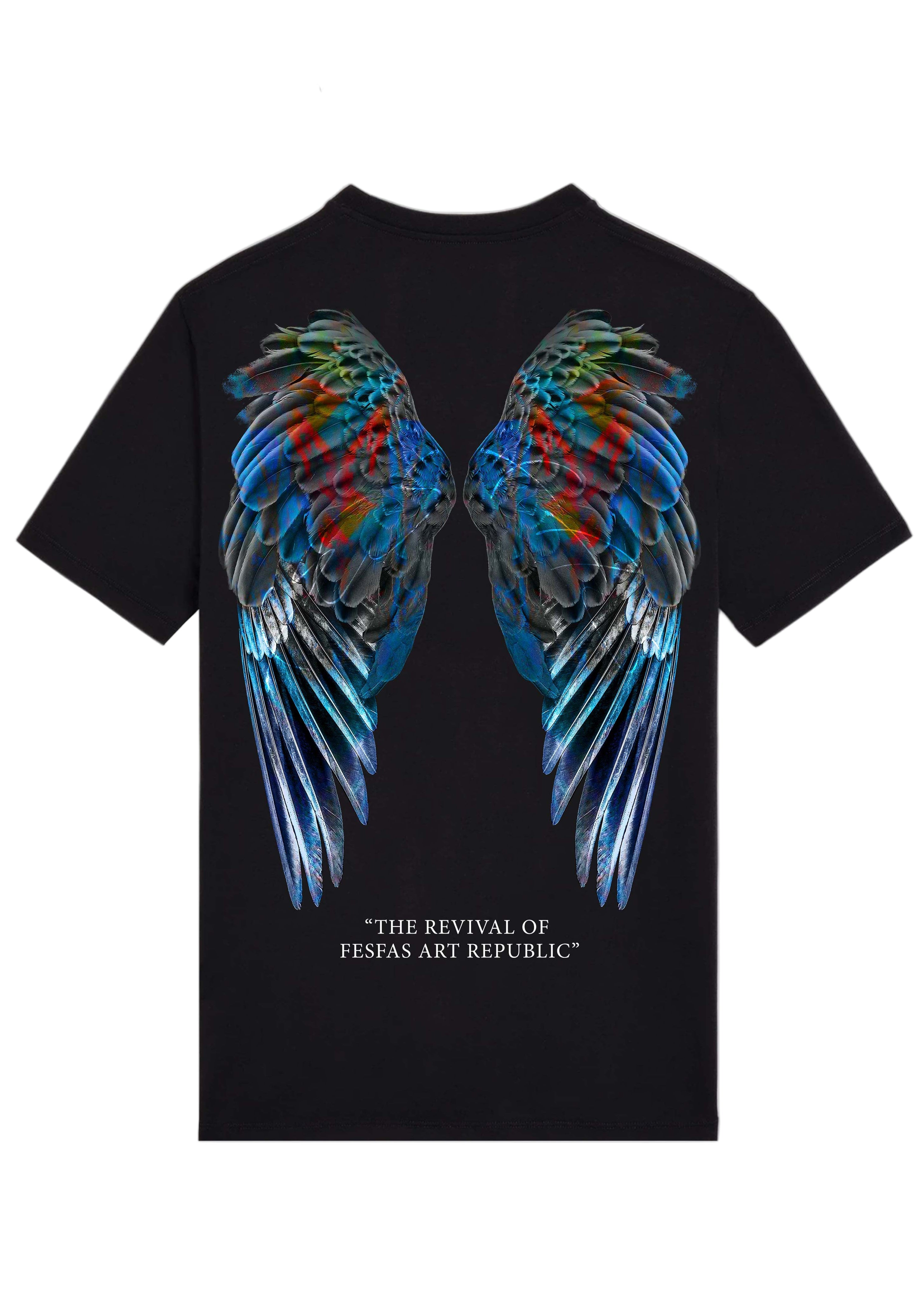 FesFas angel wings-print | Áo Thun | Nam | Màu Đen