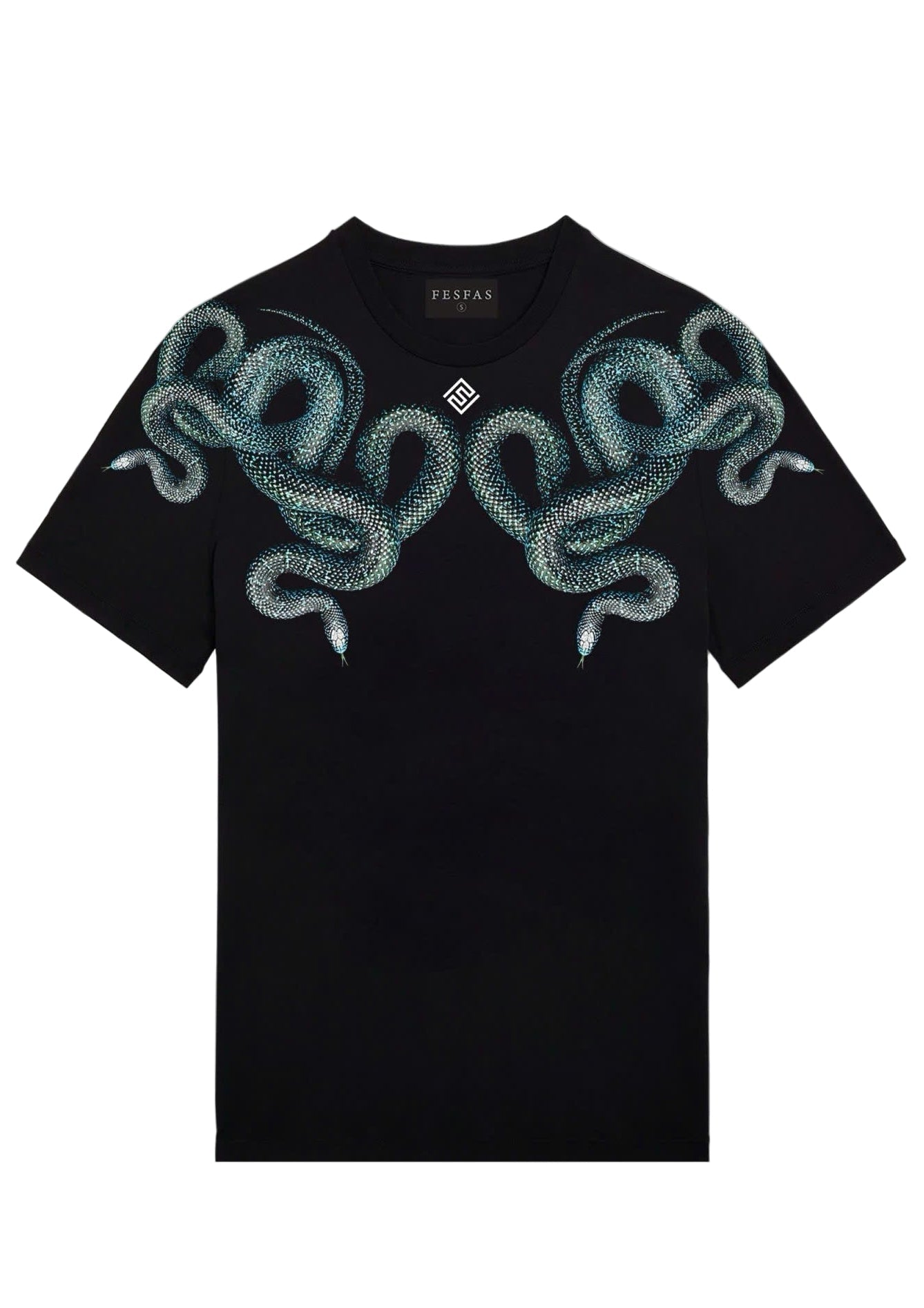 FesFas snake-print | Áo Thun | Nam | Màu Đen