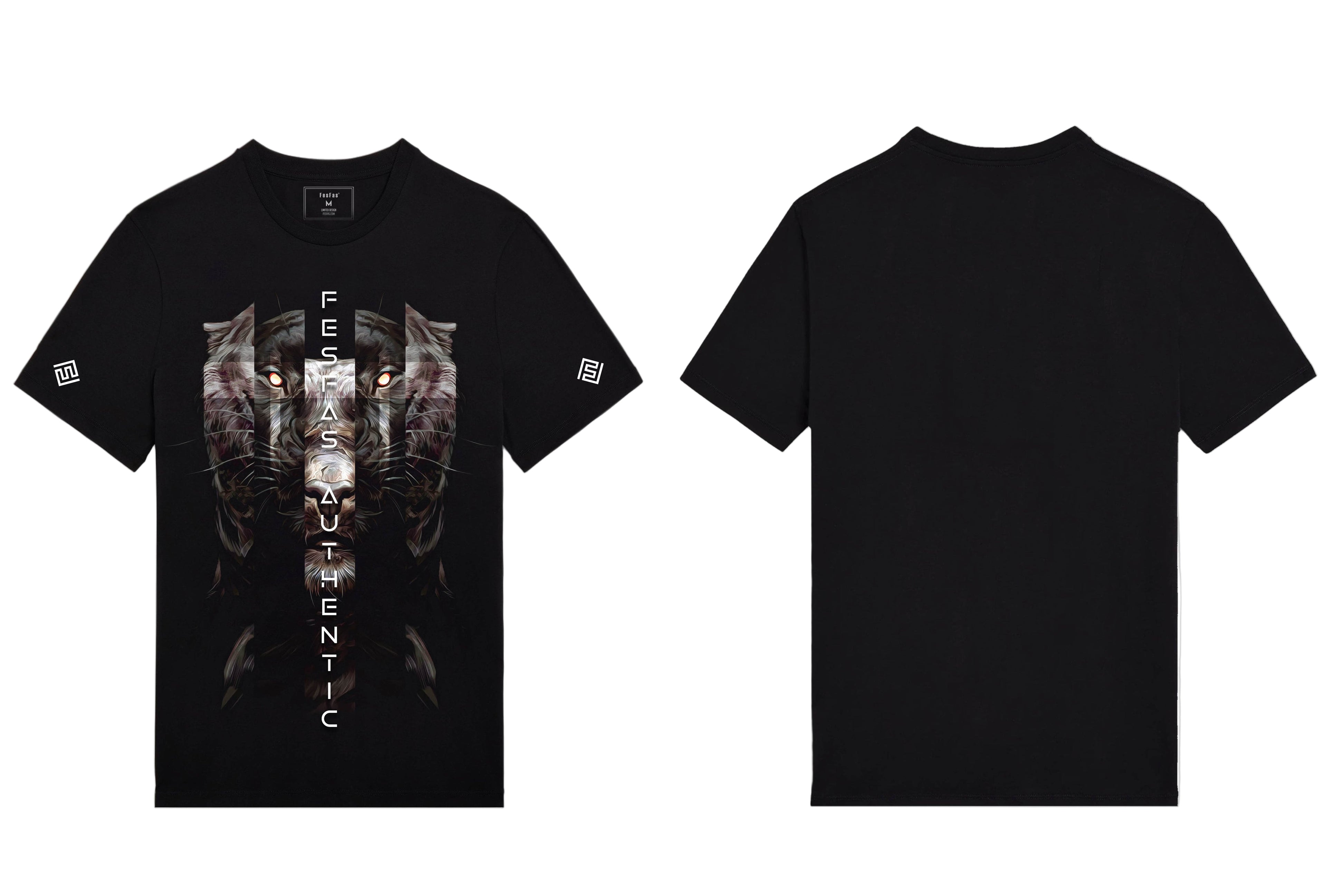 FesFas tiger-print | Áo Thun | Nam | Màu Đen
