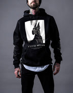 FesFas Cool dog-print Hoodie | Black | Men