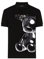 FesFas bear-print | Áo Polo | Nam | Màu Đen