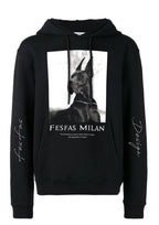 FesFas Cool dog-print Hoodie | Black | Men