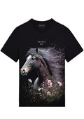 FesFas horse-print | Áo Thun | Nam | Màu Đen