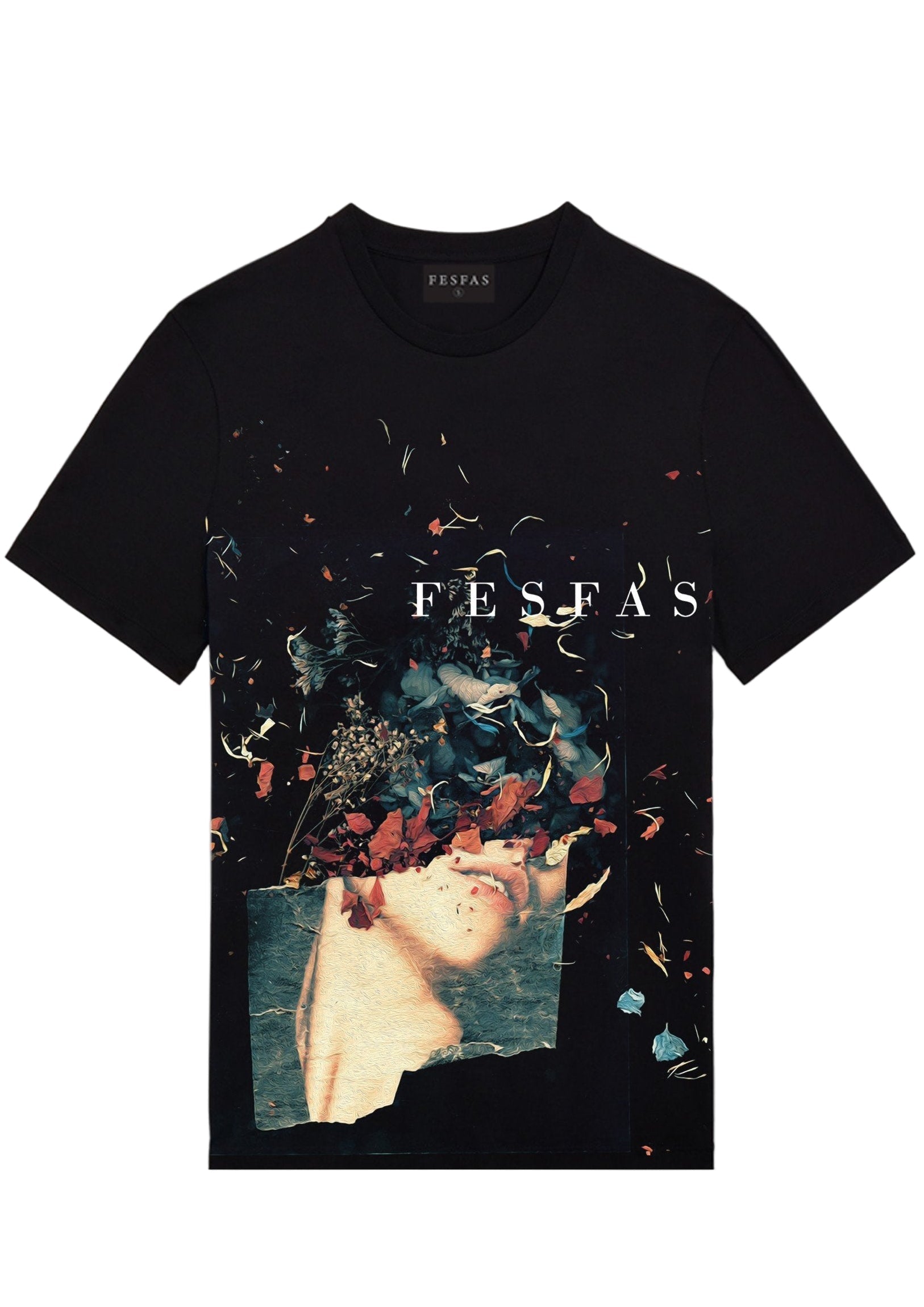 FesFas graphic-print | Áo Thun | Nam | Màu Đen