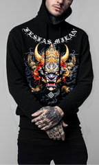 FesFas Tattoos-print Hoodie Set | Black | Men
