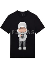 FesFas Cool Boy-print | Áo Thun | Nam | Màu Đen
