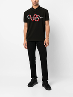 FesFas Snake-print | Áo Polo | Nam | Màu Đen