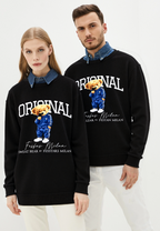 FesFas Bear-print Sweatshirt Set | Black | Men