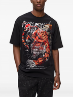 FesFas tattoos-print | Áo Thun | Nam | Màu Đen