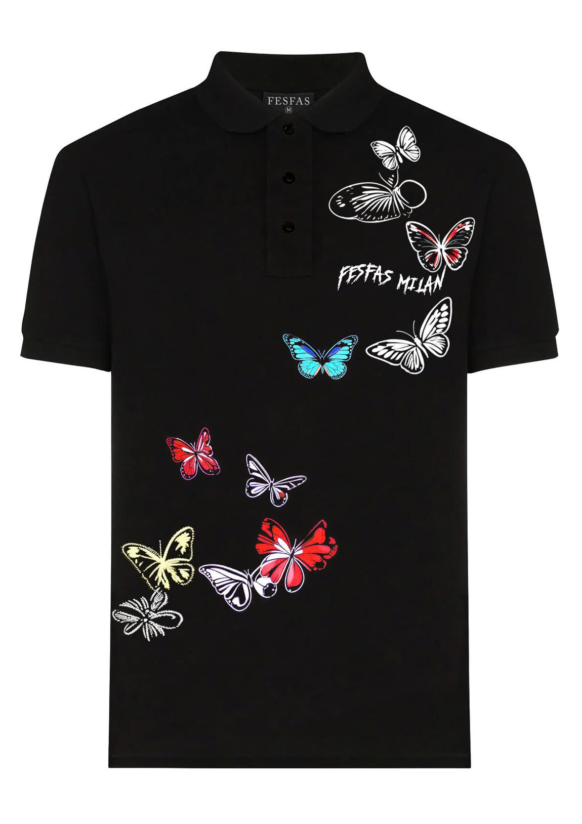 FesFas butterflies-print Polo Shirt | Men | Men