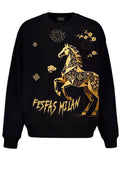 FesFas horse-print Sweatshirt | Black | Men