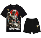 FesFas angel-print | Bộ T-Shirt | Nam | Màu Đen