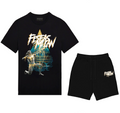 FesFas pyramid-print | Bộ T-Shirt | Nam | Màu Đen