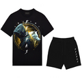 FesFas wolf-print | Bộ T-Shirt | Nam | Màu Đen