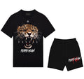 FesFas jaguar-print | Bộ T-Shirt | Nam | Màu Đen