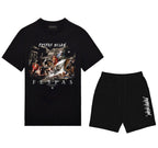 FesFas graphic-print | Bộ T-Shirt | Nam | Màu Đen