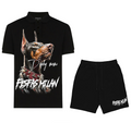 FesFas doberman-print | Bộ Polo | Nam | Màu Đen