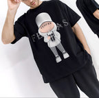 FesFas Cool Boy-print | Áo Thun | Nam | Màu Đen